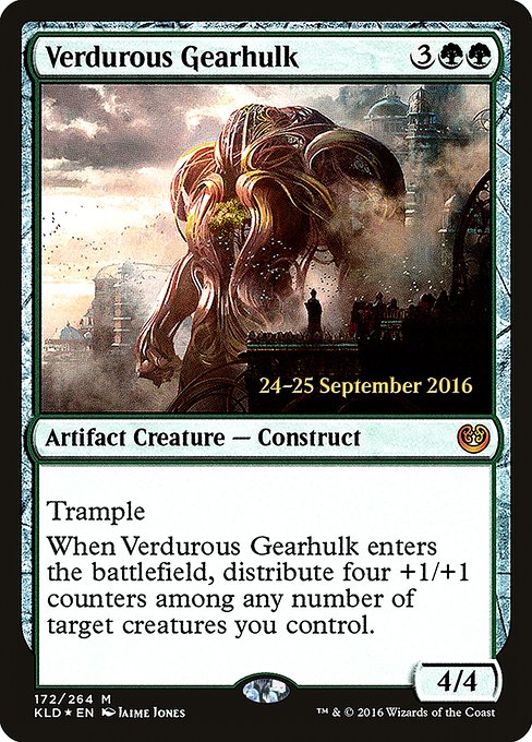 Verdurous Gearhulk from Kaladesh Promos