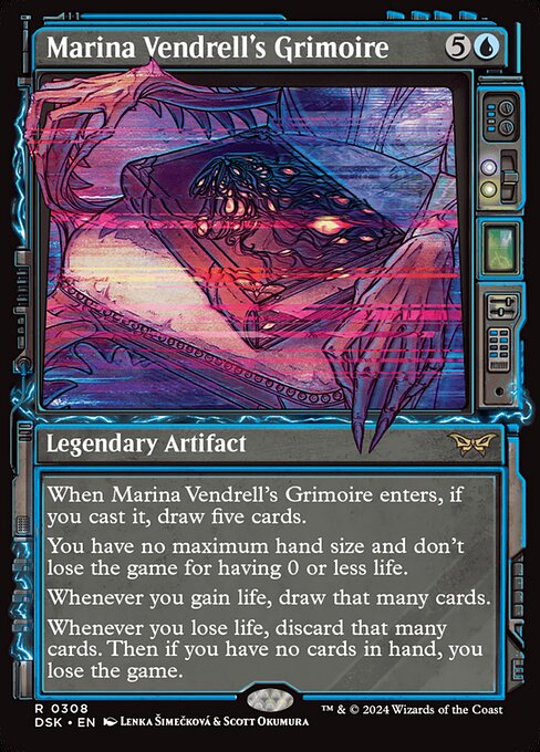 Marina Vendrell's Grimoire from Duskmourn: House of Horror