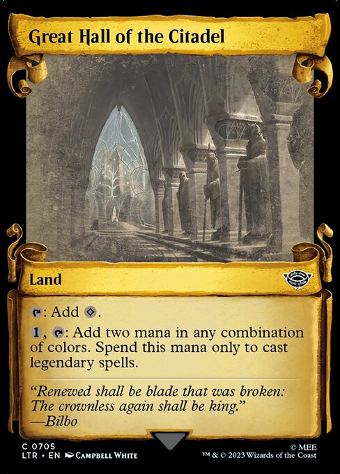 Great Hall of the Citadel highlighted card art