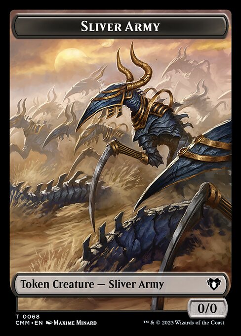 Sliver Army highlighted card art