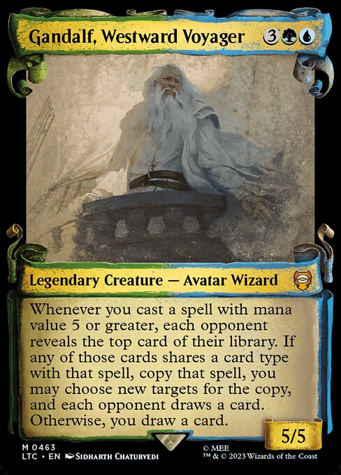 Gandalf, Westward Voyager highlighted card art
