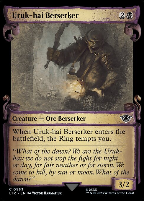 Uruk-hai Berserker highlighted card art