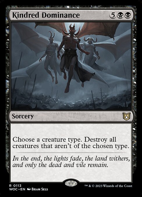 Kindred Dominance from Wilds of Eldraine Commander