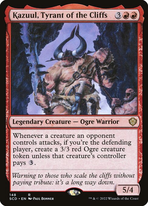Kazuul, Tyrant of the Cliffs from Starter Commander Decks