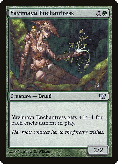 Yavimaya Enchantress from Eighth Edition