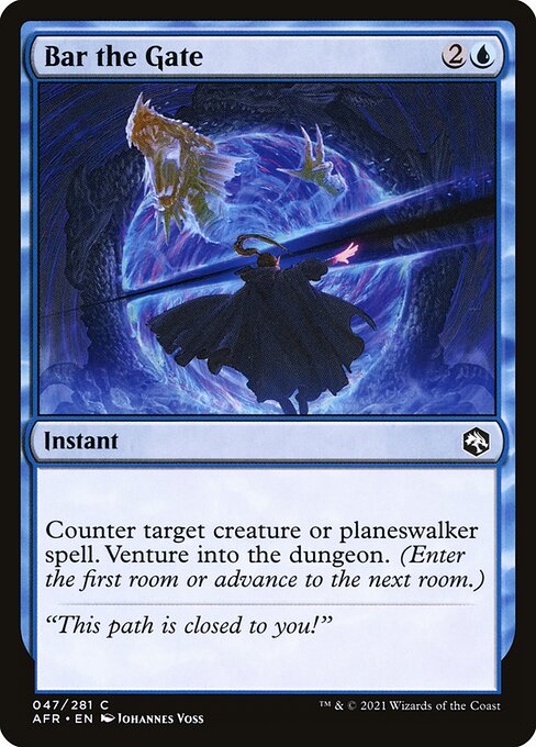 Bar the Gate highlighted card art
