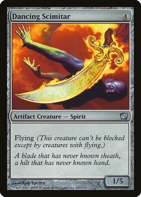 Dancing Scimitar highlighted card art