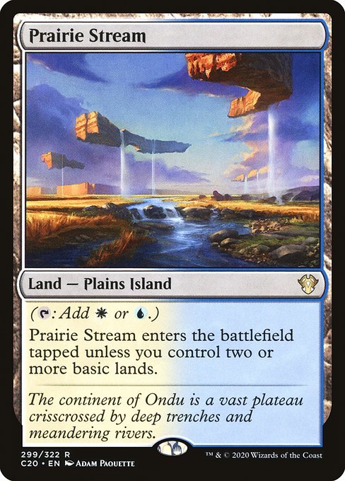 Prairie Stream from Commander 2020