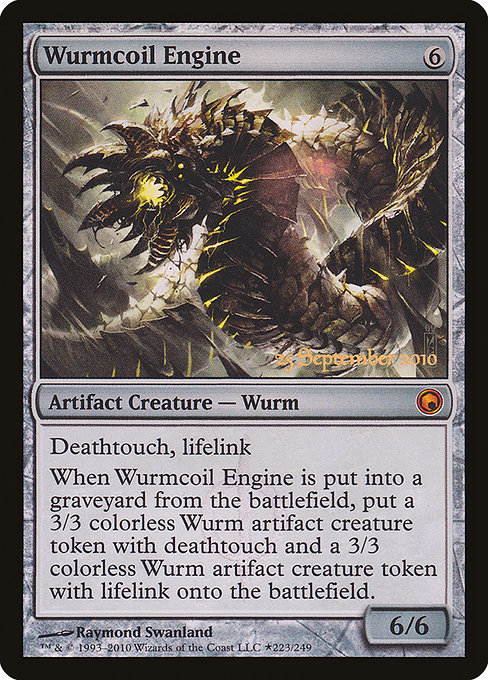 Wurmcoil Engine from Scars of Mirrodin Promos