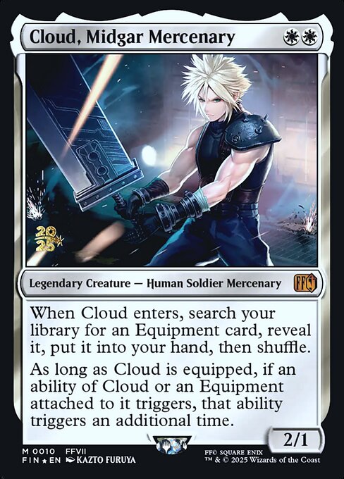 Cloud, Midgar Mercenary from Final Fantasy Promos