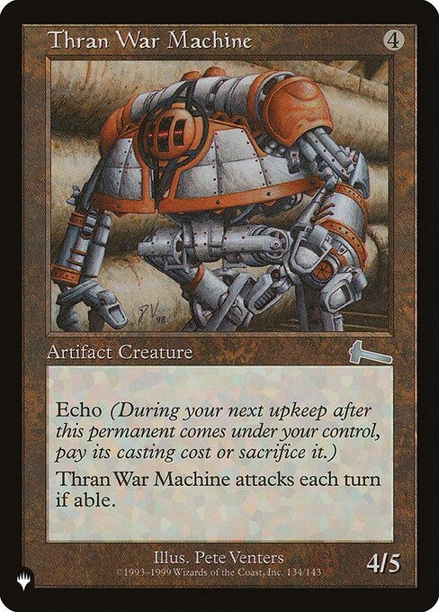 Thran War Machine highlighted card art