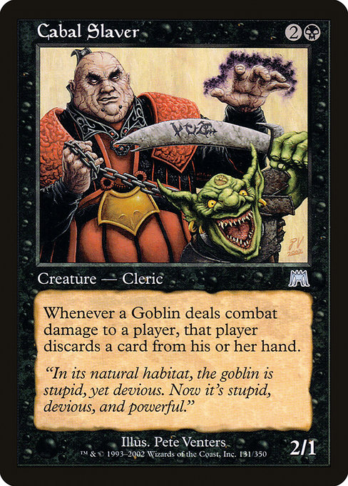 Cabal Slaver highlighted card art