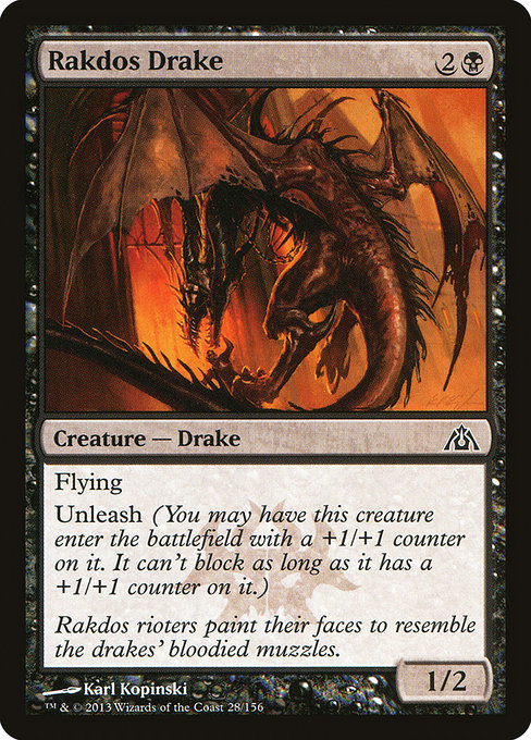Rakdos Drake from Dragon's Maze