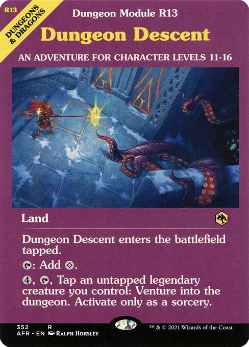 Dungeon Descent from Adventures in the Forgotten Realms