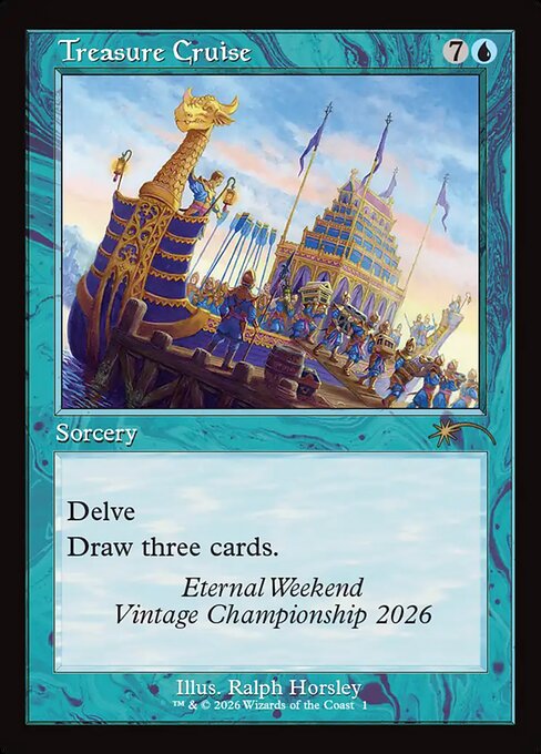 Treasure Cruise highlighted card art