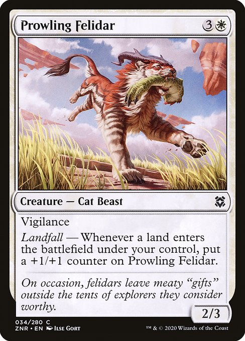 Prowling Felidar from Zendikar Rising