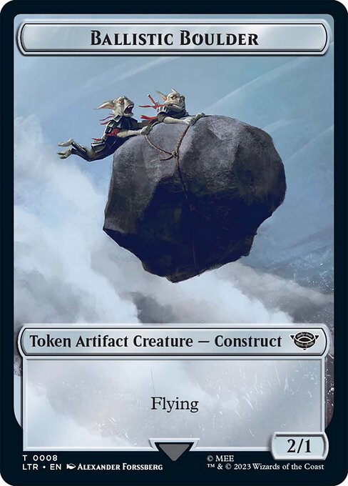 Ballistic Boulder from Tales of Middle-earth Tokens