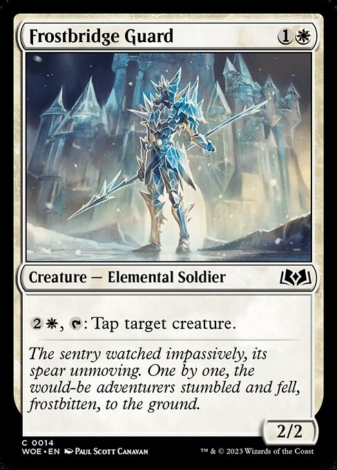 Frostbridge Guard highlighted card art