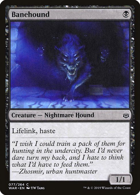 Banehound highlighted card art