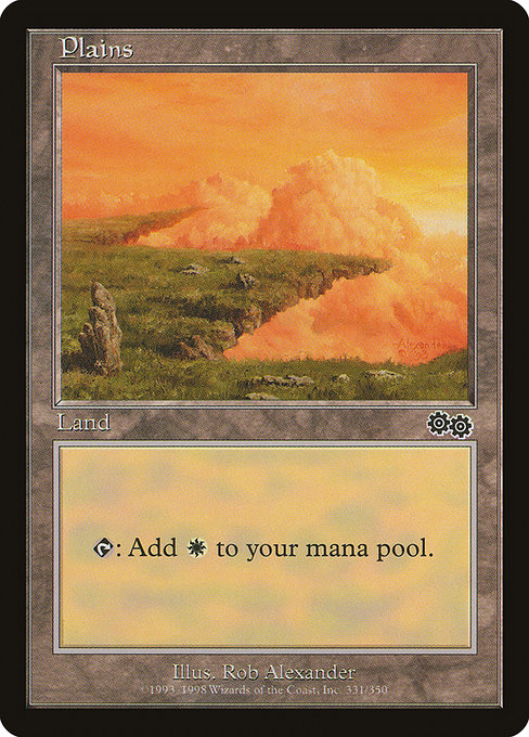 Plains from Urza's Saga
