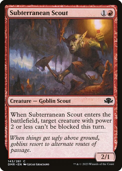 Subterranean Scout highlighted card art