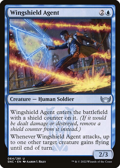 Wingshield Agent highlighted card art
