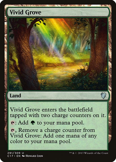 Vivid Grove from Commander 2017