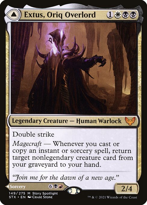 Extus, Oriq Overlord // Awaken the Blood Avatar from Strixhaven: School of Mages