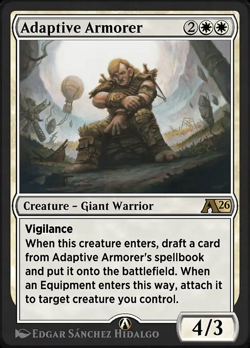 Adaptive Armorer highlighted card art