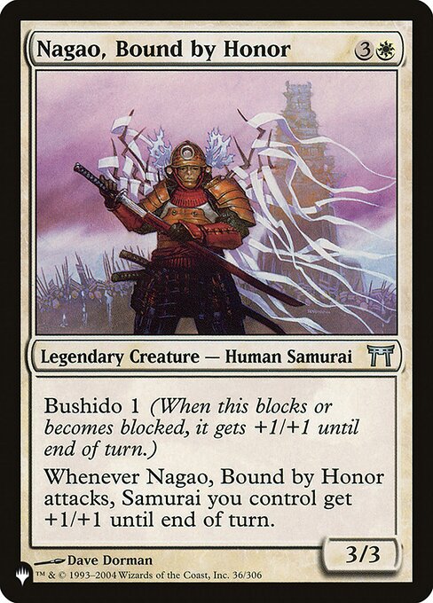 Nagao, Bound by Honor highlighted card art