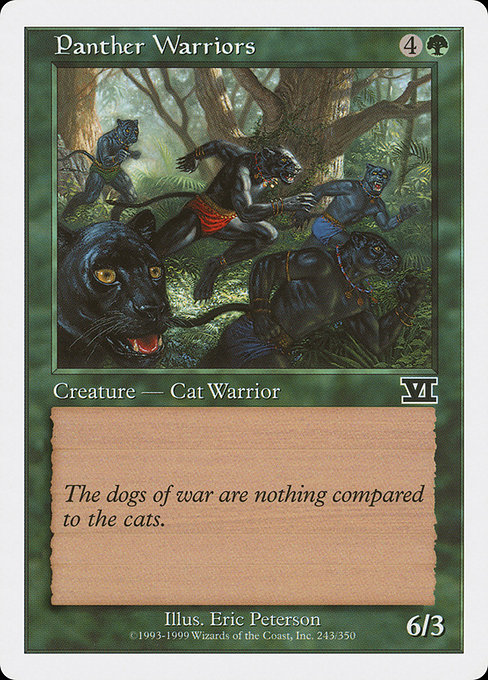 Panther Warriors highlighted card art