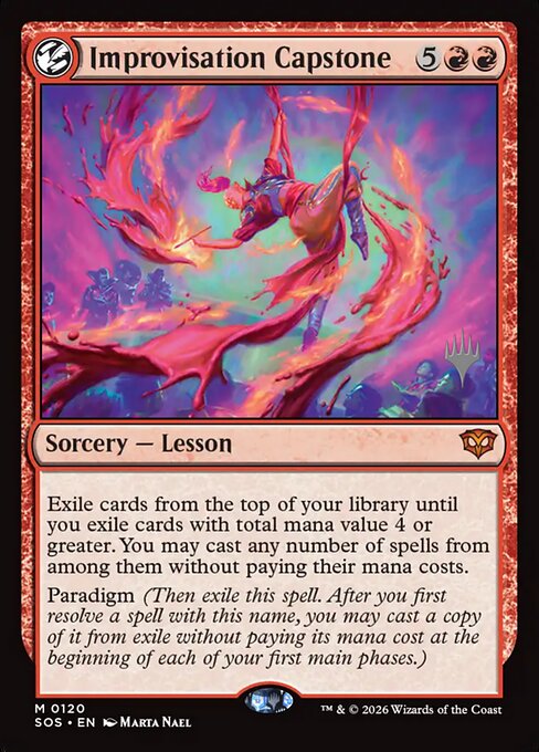 Improvisation Capstone highlighted card art