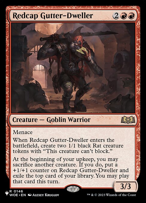 Redcap Gutter-Dweller highlighted card art