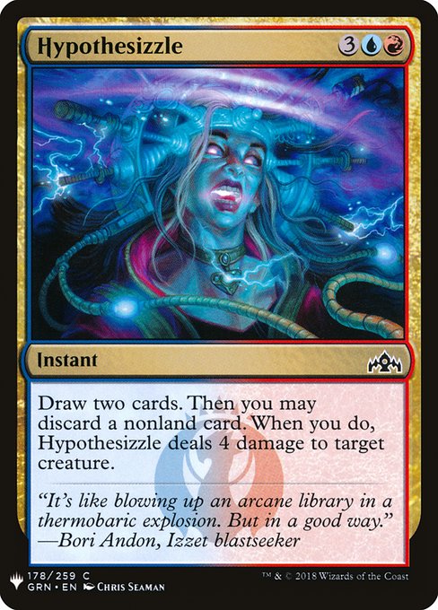 Hypothesizzle from The List