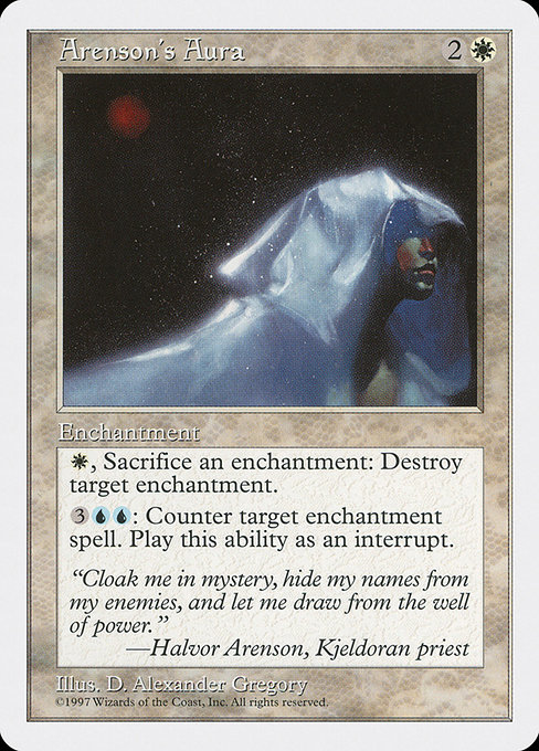 Arenson's Aura highlighted card art