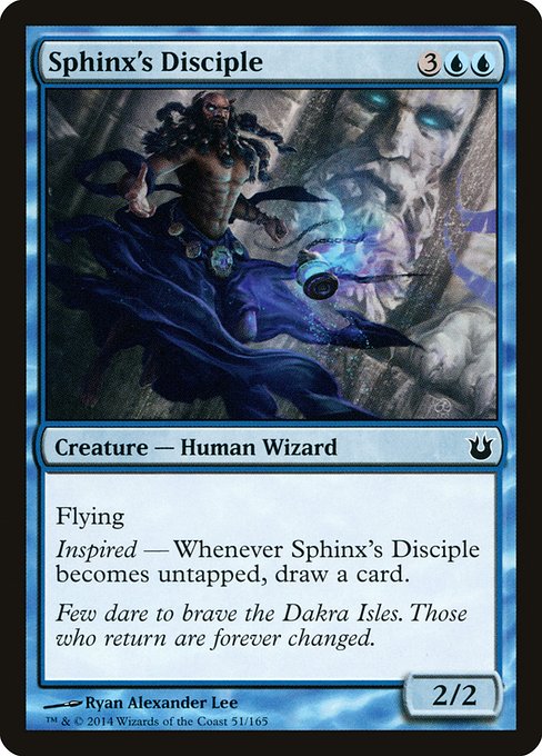 Sphinx's Disciple highlighted card art