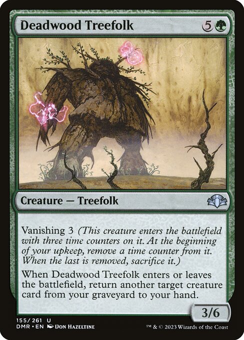 Deadwood Treefolk from Dominaria Remastered