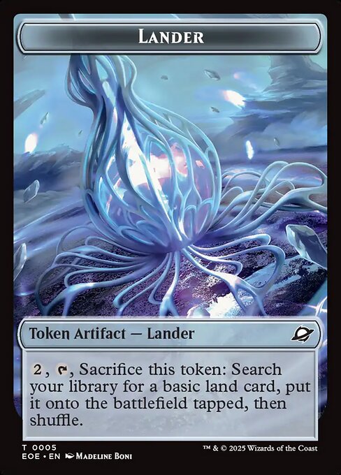 Lander from Edge of Eternities Tokens