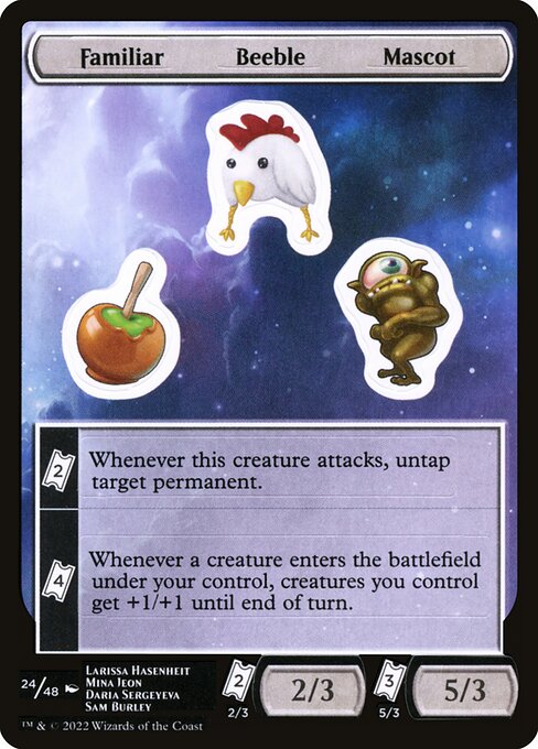 Familiar Beeble Mascot highlighted card art
