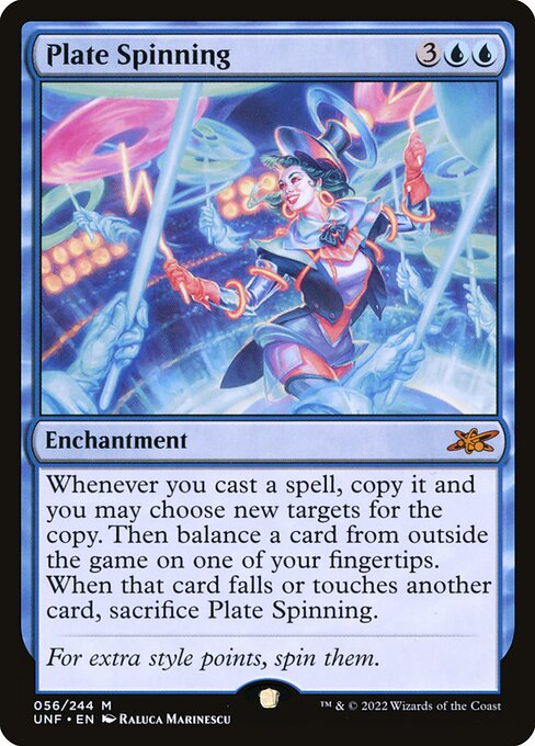 Plate Spinning highlighted card art