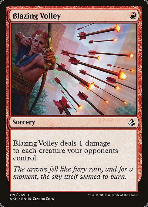 Blazing Volley from Amonkhet