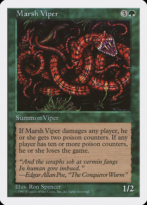 Marsh Viper highlighted card art