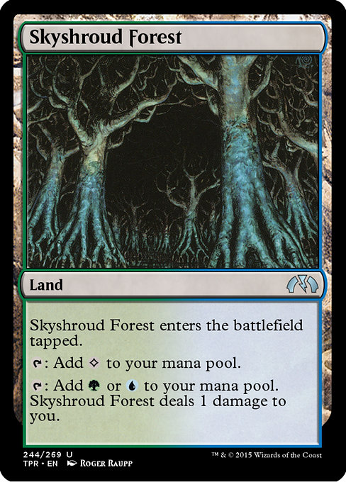 Skyshroud Forest highlighted card art