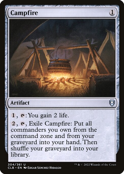 Campfire from Commander Legends: Battle for Baldur's Gate