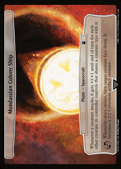 Mondassian Colony Ship highlighted card art
