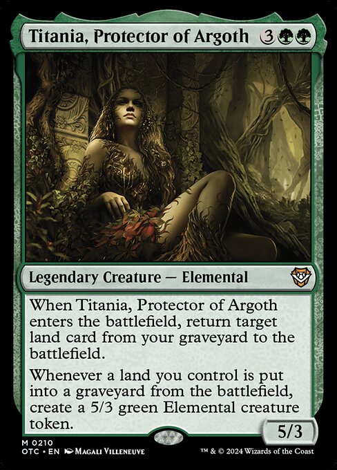 Titania, Protector of Argoth from Outlaws of Thunder Junction Commander