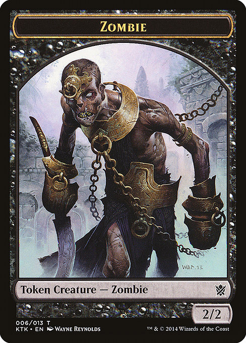 Zombie from Khans of Tarkir Tokens