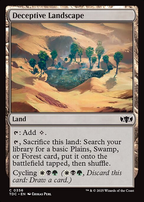 Deceptive Landscape highlighted card art