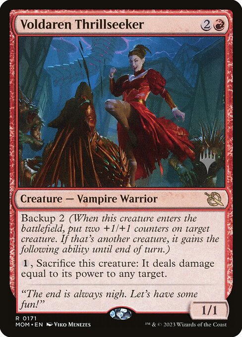 Voldaren Thrillseeker from March of the Machine Promos