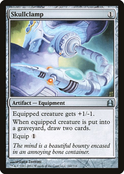 Skullclamp from Commander 2011